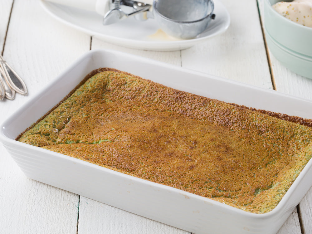 Baked Pistachio Custard Recipe