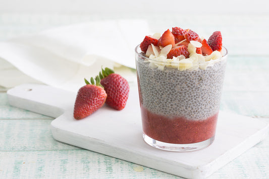 Chia Strawberry Pudding
