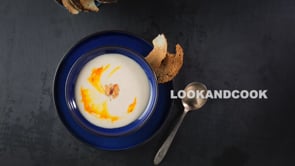 Cauliflower Saffron Soup With Toasted Almonds Recipe