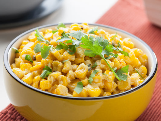 Spiced Corn In Yogurt Sauce Recipe