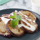 Aubergine With Yogurt Dip Recipe