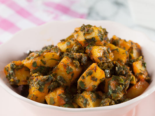 Potato With Spinach Recipe