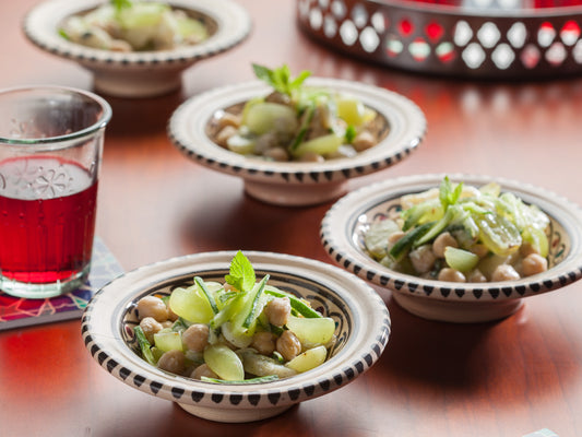 Cold Salad Of Chick Pea With Labneh Dressing Recipe