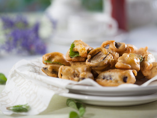 Carom Leaves And Eggplant Fritters Recipe