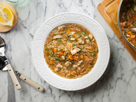 Middle Eastern Chicken Vermicelli Soup