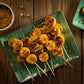 Grilled Banana Pistachio Leche Skewers