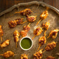 Chicken Kebabs Coated with Gram Flour