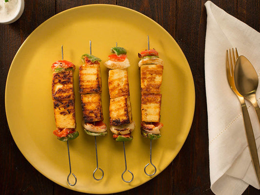 Bhunne Besan Ka Paneer Tikka